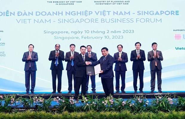 Janvier/fevrier: Singapour en tete des economies recevant des investissements vietnamiens hinh anh 1