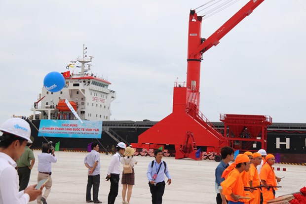 Le port international de Vinh Tan mis en service hinh anh 1