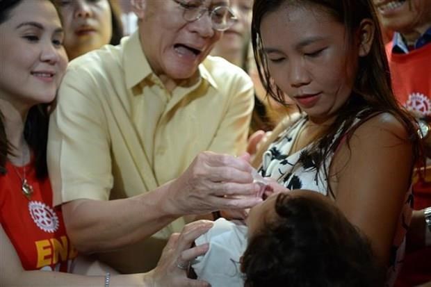 Philippines met en œuvre de la campagne de vaccination contre la polio hinh anh 1