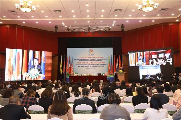Ouverture du Forum des peuples de l'ASEAN 2020 en ligne hinh anh 1