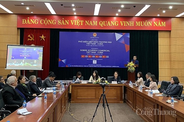Seminaire sur l’accord commercial Vietnam-Cuba hinh anh 1