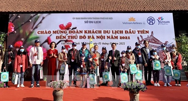 Hanoi accueille plus de 118.000 touristes pendant les vacances du Nouvel An hinh anh 1