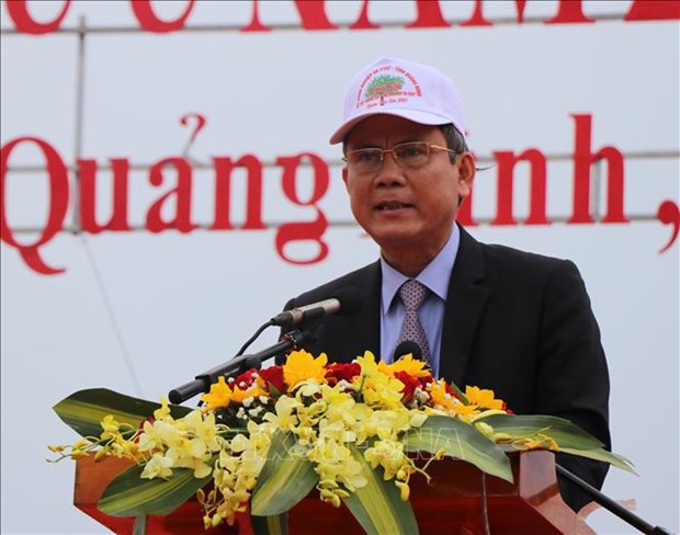 La Fete de plantation d'arbres du Printemps 2021 lancee a Quang Binh hinh anh 2
