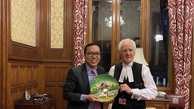 Le Vietnam et le Royaume-Uni promeuvent leur cooperation parlementaire hinh anh 1