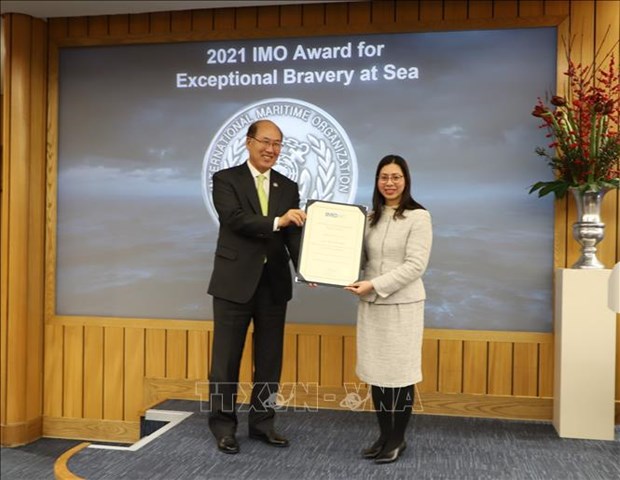 Le premier marin vietnamien a obtenir un prix prestigieux de l'Organisation maritime internationale hinh anh 1