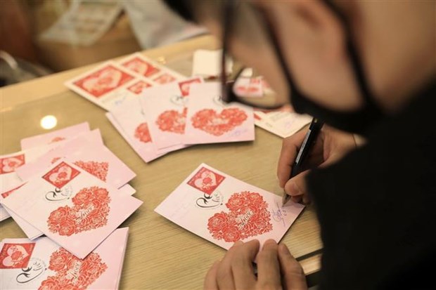 Saint-Valentin : publication d'une collection de timbres sur l’amour hinh anh 1