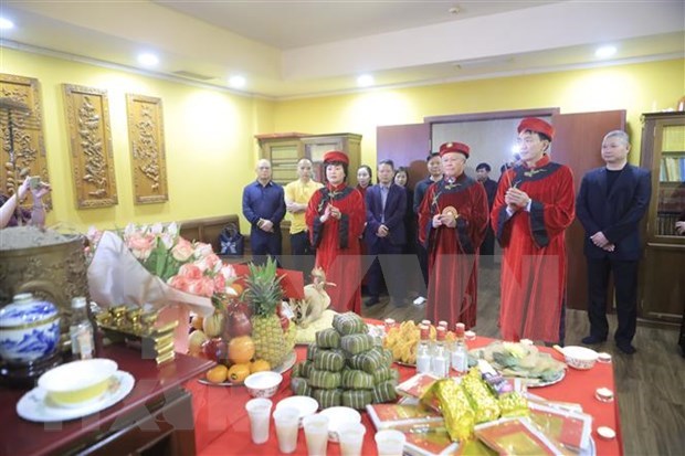 L’anniversaire funeraire des rois Hung celebre en Russie et en Thailande hinh anh 1