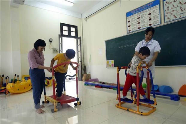 Efforts deployes pour assurer des politiques d’assistance aux enfants handicapes hinh anh 1