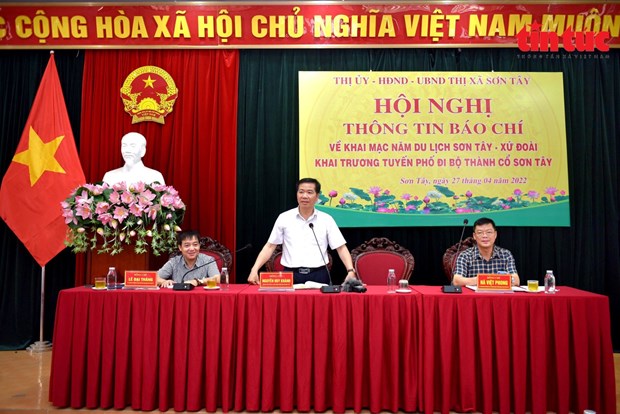 Hanoi va lancer un nouvel espace pieton ​a Son Tay hinh anh 2