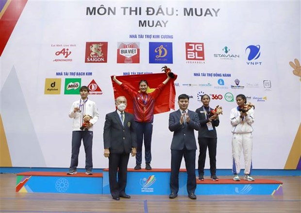 Muay : le Vietnam a remporte quatre medailles d'or aux SEA Games 31 hinh anh 2