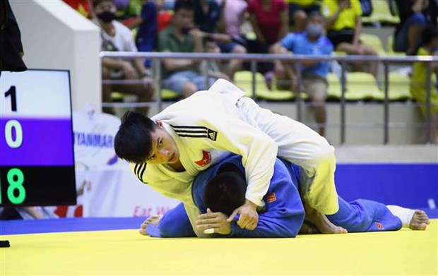 SEA Games 31 - Judo : le Vietnam en tete du classement par equipe hinh anh 1