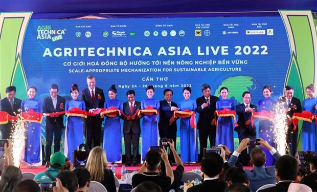 Agriculture : Ouverture du salon Agritechnica Asia Live 2022 a Can Tho hinh anh 1