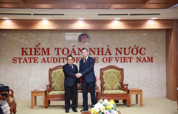 Le Vietnam et le Laos renforcent leur cooperation dans le domaine de l’audit hinh anh 1