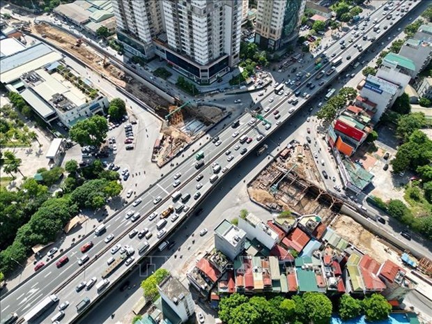 Hanoi : le passage souterrain Le Van Luong – Rocade 3 pourra etre ouvert au trafic en octobre hinh anh 1
