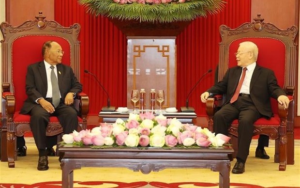 Le president de l'Assemblee nationale du Cambodge acheve sa visite officielle au Vietnam hinh anh 2
