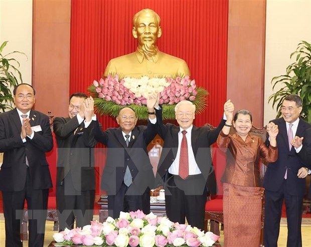 Le president de l'Assemblee nationale du Cambodge acheve sa visite officielle au Vietnam hinh anh 1