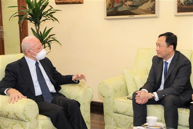 Le Vietnam promeut sa cooperation dans l'investissement avec la region de Campanie (Italie) hinh anh 1