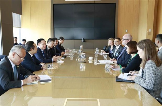 Vuong Dinh Hue rencontre des responsables australiens hinh anh 2
