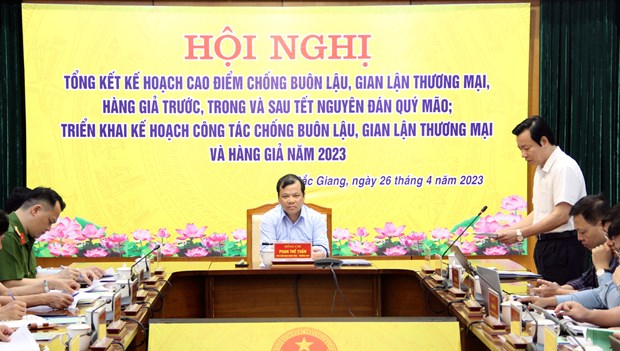Bac Giang renforce la lutte contre la contrebande, la fraude commerciale et la contrefacon hinh anh 1