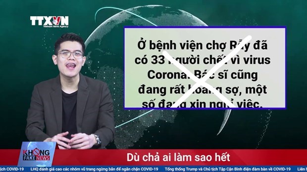 La VNA presente une chanson anti-fausses nouvelles avec sous-titres en 15 langues hinh anh 1