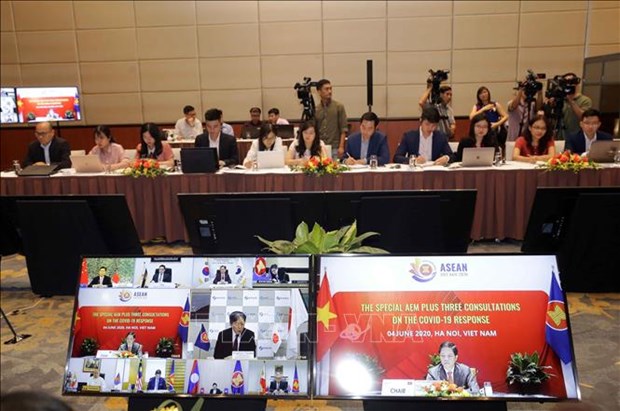 Adoption de la Declaration commune des ministres de l’Economie de ASEAN+3 hinh anh 1