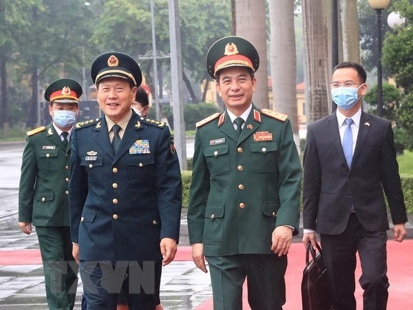 Le ministre chinois de la Defense en visite officielle au Vietnam hinh anh 2