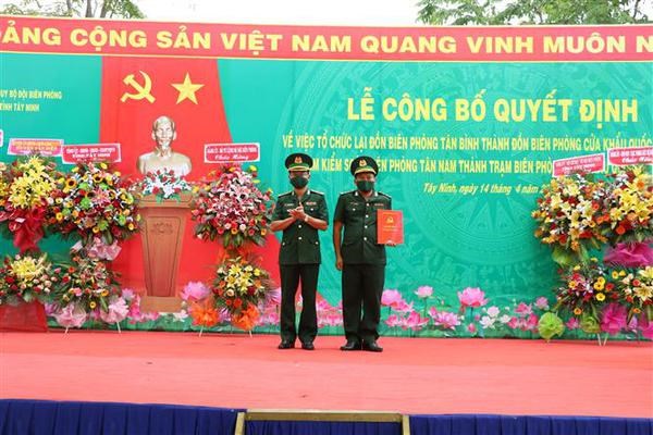 Tay Ninh : creation du poste-frontiere international de Tan Nam hinh anh 1