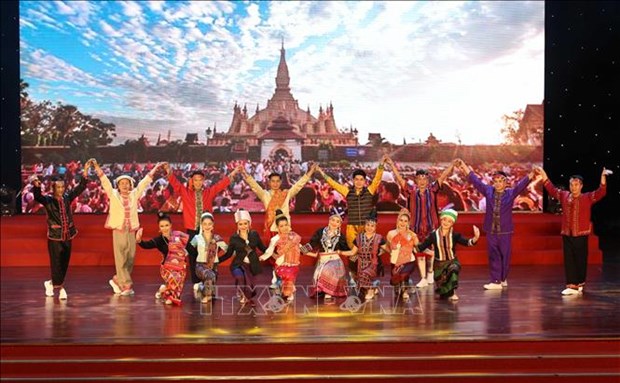 Un spectacle special du Laos a Da Nang hinh anh 1