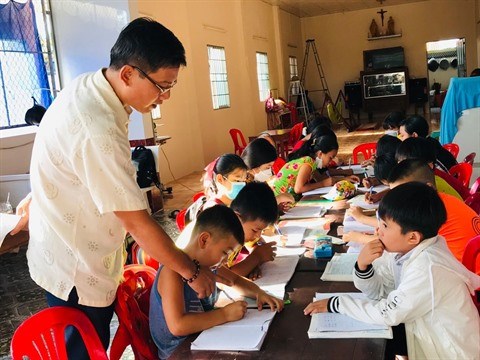 Des cours gratuits de l’enseignant Nguyen Van Han a Hau Giang hinh anh 1