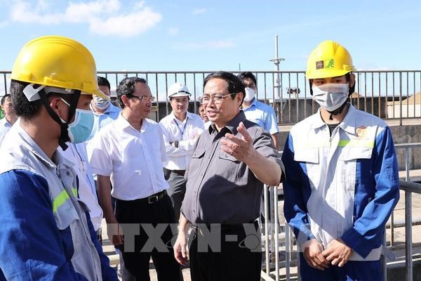 Le PM Pham Minh Chinh examine certains projets d'infrastructures a HCM-Ville hinh anh 1