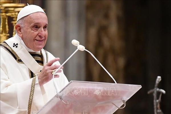 Le pape Francois adresse ses vœux de Nouvel An aux dirigeants et au peuple vietnamiens hinh anh 1