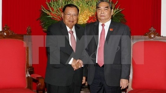 Le Vietnam souhaite consolider l’amitie et la solidarite avec le Laos hinh anh 1