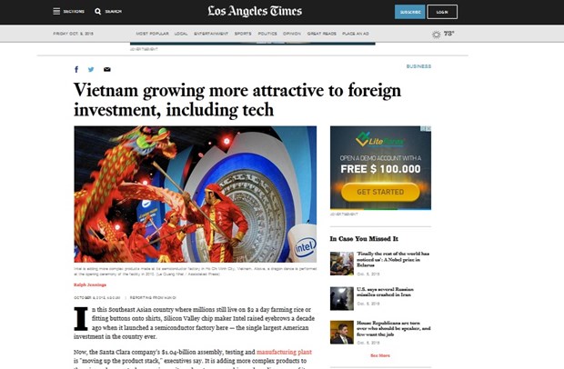 Los Angeles Times : le Vietnam a le plus a gagner a TPP hinh anh 1