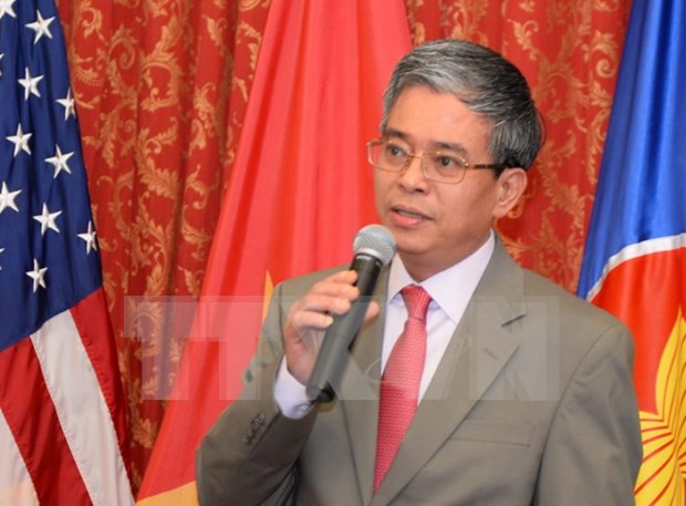 Echange culturel entre les ambassades du Vietnam et du Laos aux Etats-Unis hinh anh 1