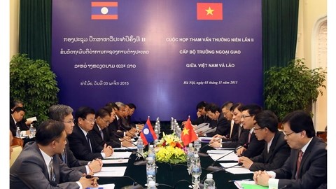 Vietnam-Laos : deuxieme consultation politique au niveau des ministres des AE hinh anh 1