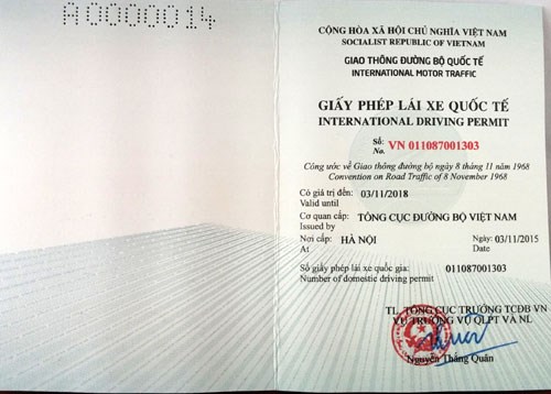 Le Vietnam delivre le permis de conduire international hinh anh 1