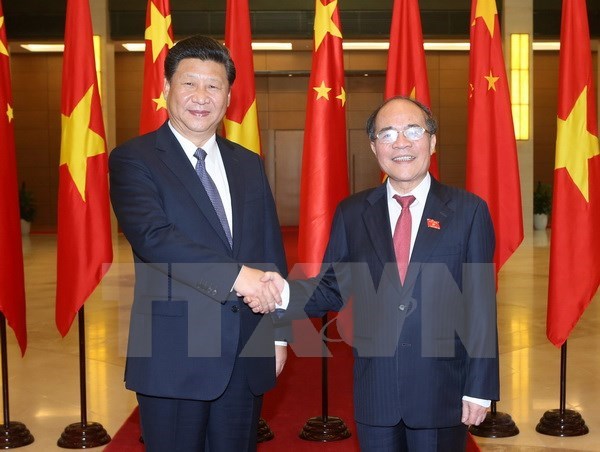Entrevue Nguyen Sinh Hung-Xi Jinping hinh anh 1