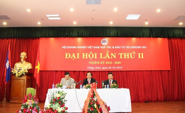 Congres de l’Association des entreprises vietnamiennes au Laos hinh anh 1