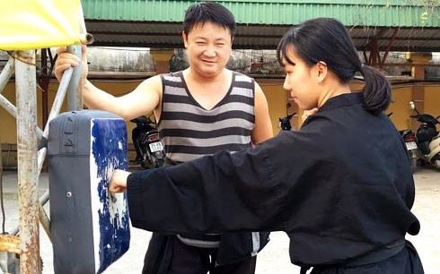 Nguyen Kim Hoang, un maitre d'arts martiaux aveugle hinh anh 1