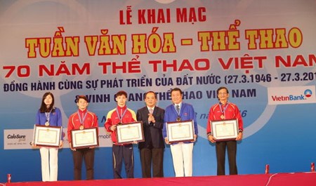 La Semaine de la culture et du sport du Vietnam s'ouvre a Hanoi hinh anh 1