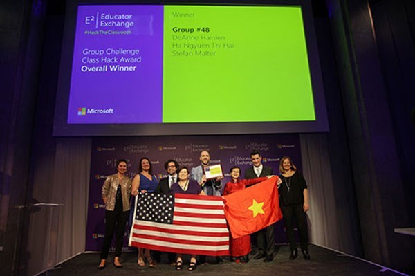 Laureats du prix E² Educator Exchange Challenge de Microsoft hinh anh 1