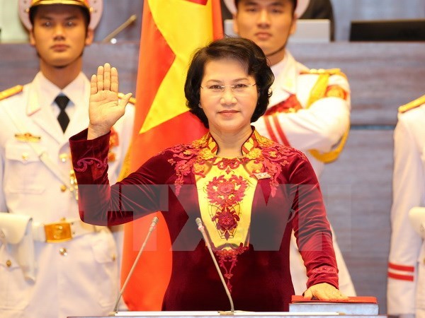 Le Cambodge, le Japon et le Kazakhstan felicitent la presidente de l'AN Nguyen Thi Kim Ngan hinh anh 1
