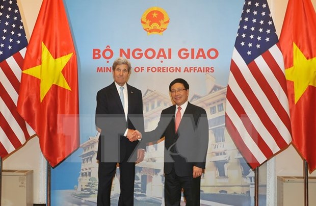 Entretien entre Pham Binh Minh et John Kerry hinh anh 1