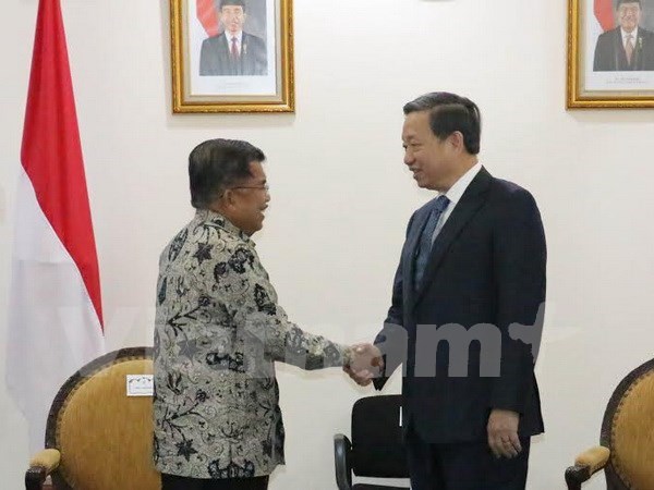 Le ministre de la Securite publique To Lam en visite en Indonesie hinh anh 1