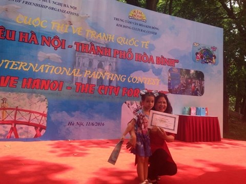 Un concours international de peinture pour enfants a Hanoi hinh anh 2