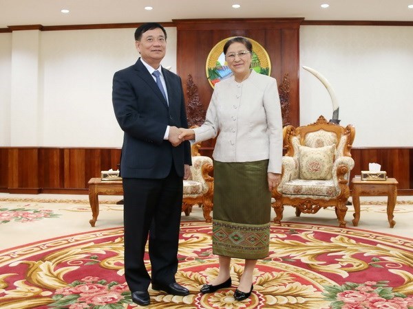 Vietnam et Laos approfondissent leur cooperation legislative hinh anh 2