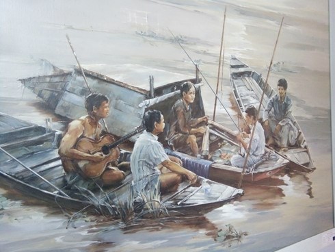 Exposition des Beaux-arts de la region du Delta du Mekong hinh anh 1