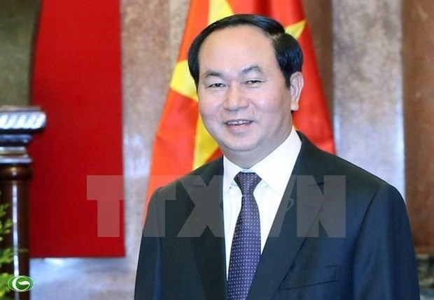 Le president Tran Dai Quang part pour le Brunei hinh anh 1