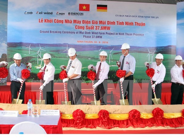 Ninh Thuan : mise en chantier de la centrale eolienne de Mui Dinh hinh anh 1