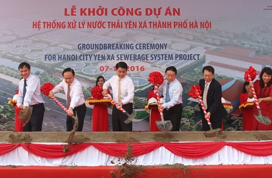 Hanoi : mise en chantier du plus grand systeme de traitement des eaux usees du Vietnam hinh anh 1